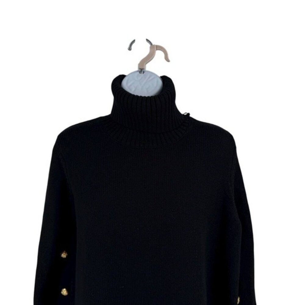 Tuckernuck NEW Wool Black Sophia 100% Wool Turtleneck Tunic Sweater Size XS - Picture 5 of 10
